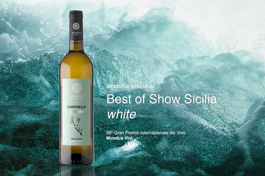 Dardinello “Best of Show Sicilia white” al Mundus Vini